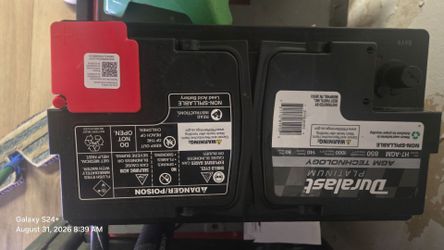 H7 AGM DURALAST CAR BATTERY (BRAND NEW)