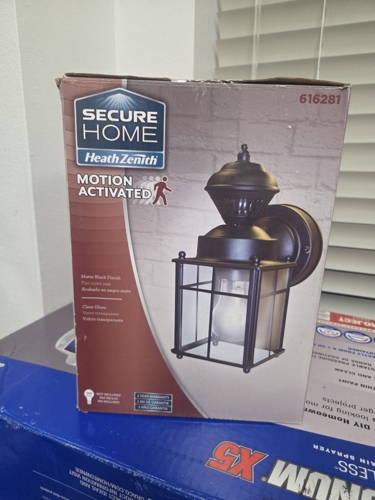Secure Home Outside Light With Sensor.