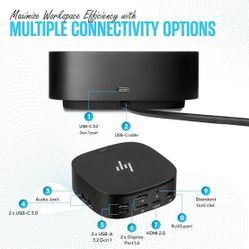 HP USB-C Dock G5 (Part Number: 5YH26AV#ABA)