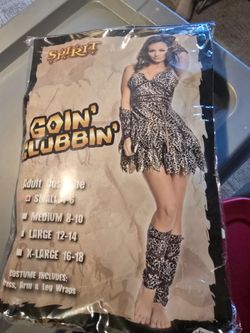 Spirit Goin' Clubbin' Cavewoman Halloween Costume
