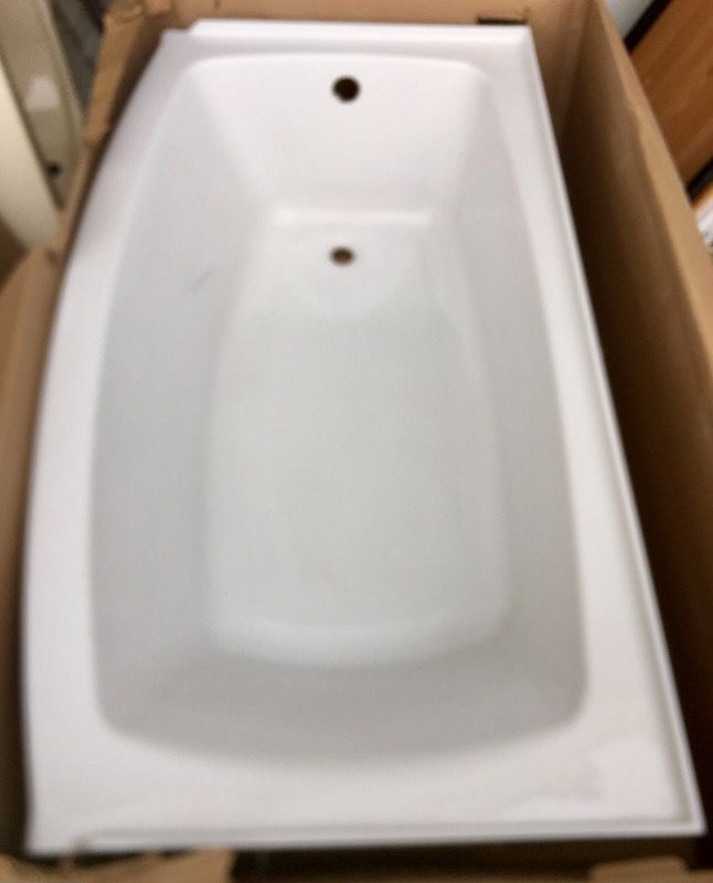 American Standard Ovation 5' LEFT Drain Bathtub Soaking Tub - New!