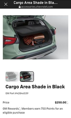 Chevy Trax Cargo Cover