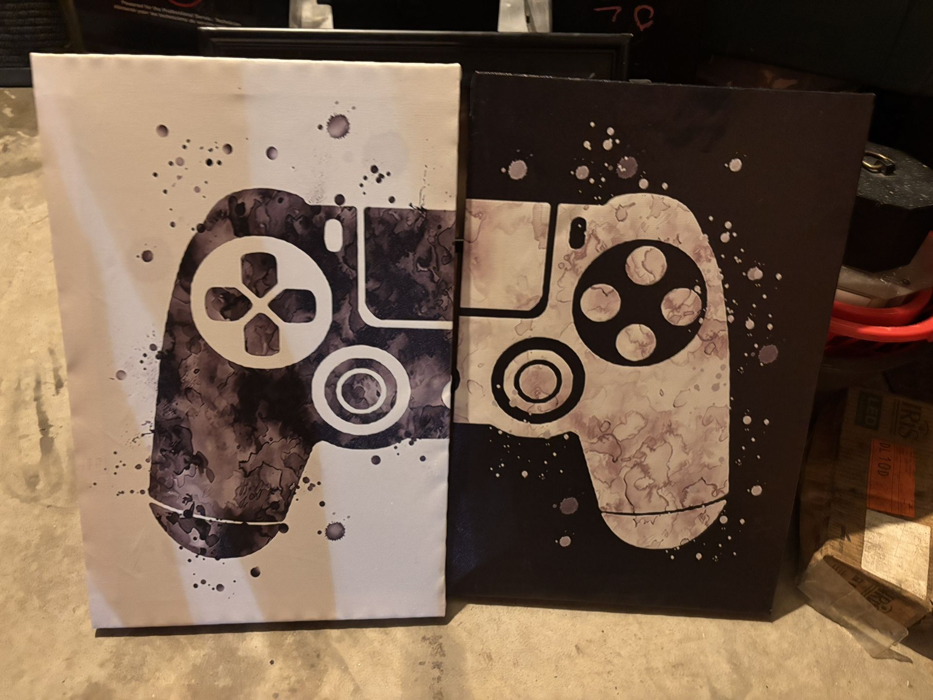 2 Piece Canvas “Gamer controller”