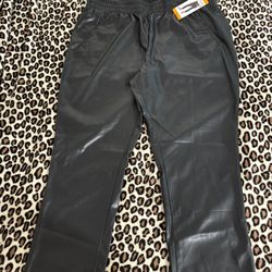 DKNY Faux Leather Pants 