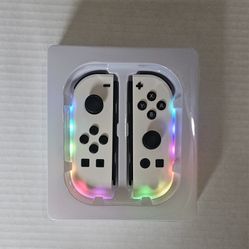 Joy Con For Switch Controller White RGB