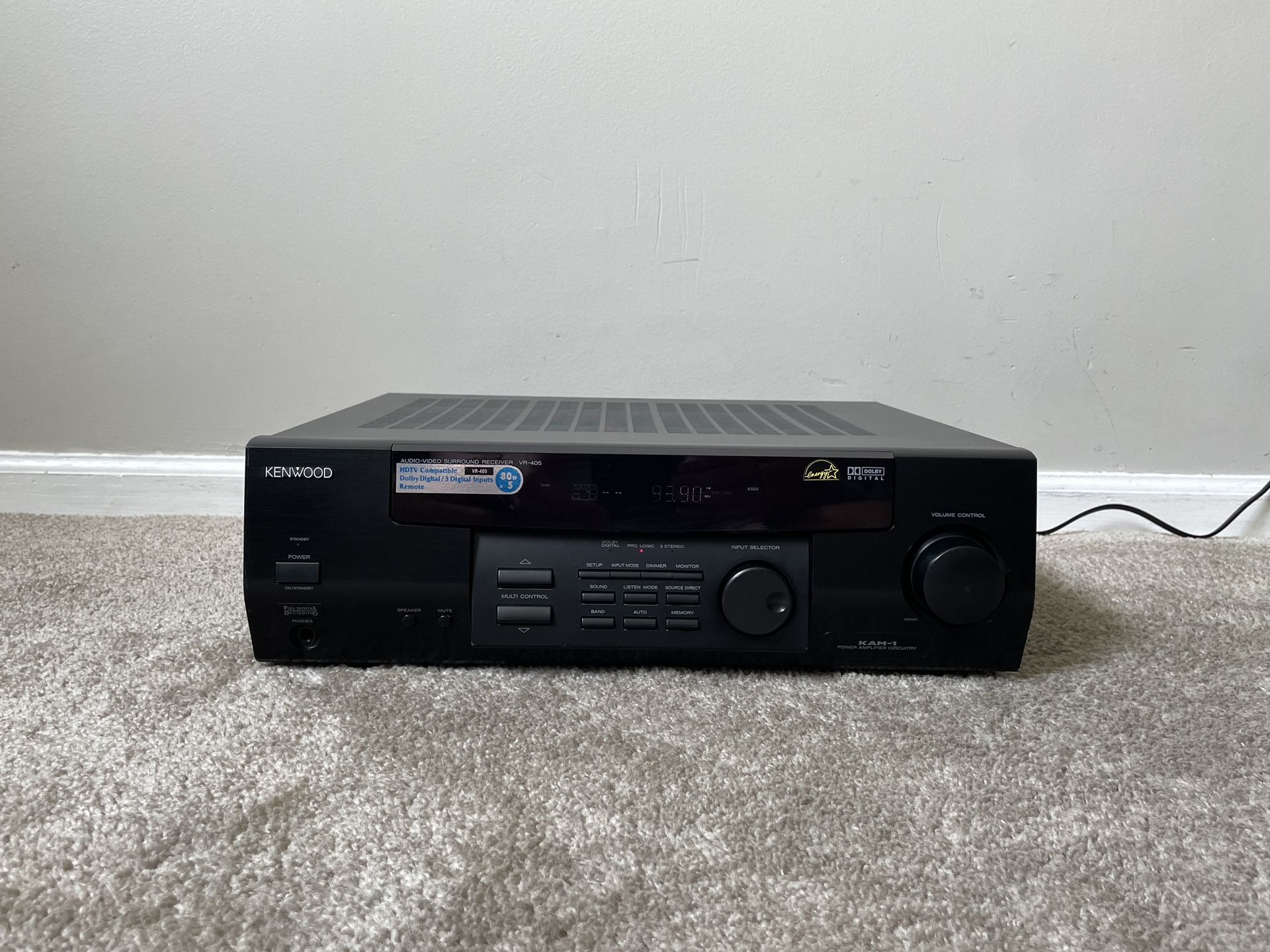 Kenwood VR-405 5.1 Home Theater Surround Receiver