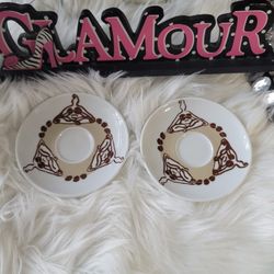 Mitterteich Porcelain Coffee Tee serving plates Vintage 