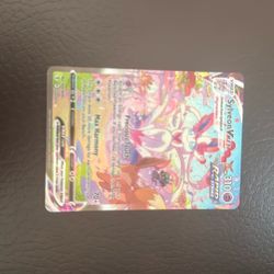 Sylveon Vmax Pokémon Card 2021 Evolving Skies Set.