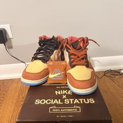 Nike Strawberry Milk Social Status Dunk Size 10.5