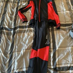 FDX Bib Pants And Long Sleeve Jerseys Insulated Winter Warm Like New Large Mens