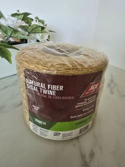 New natural fiber twine 2500 feet