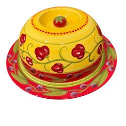 Temp-Tations Appetizer/Cake Plate W/Dome Cover