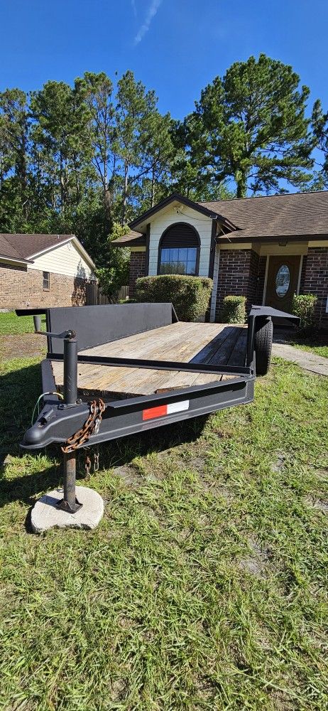 5x14 Utility Trailer Double Axle Heavy Duty