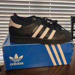 adidas Superstar J GS Size 6 Core Black Cloud White EF5398 School Shoes