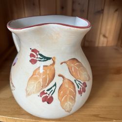 Stoneware Large Ceramic Pitcher Made In Italy