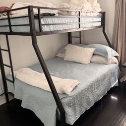 New bunk bed- Twin - Dbl Size- Mattress Not Included 