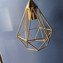Convertible Hanging Pendant Light - Hardwired Or Plug-In New