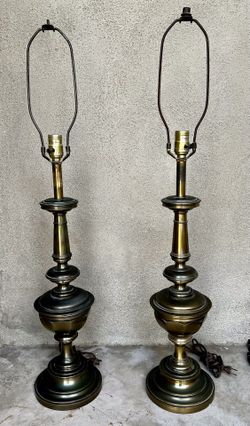 Vintage Pair of Brass Stiffel Table Lamps | Original | Mid-1970’s