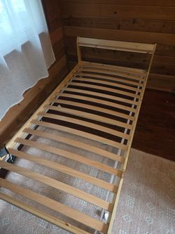 Twin size wood beds