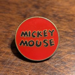 Disney Junk Food Mickey Mouse Red Enamel Pin