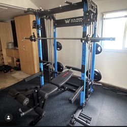 NEW IN BOX - Major Fitness B52 - Squat Rack Power Cage Functional Trainer with Smith Machine Option 