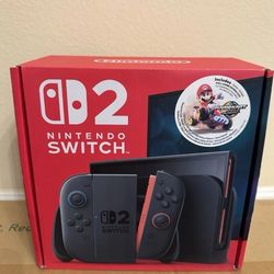 Nintendo Switch 2 Console With Mario Kart World New Sealed
