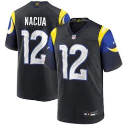 Adult Los Angeles Rams Puka Nacua NO.12 Football Jerseys