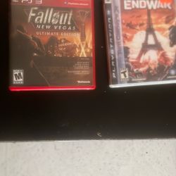 PlayStation 3 PS3 Video game Bundle Fallout New Vegas Ultimate Edition & Tom Clancy’s EndWar