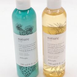 Double Pack Nature In A Jar Shower Oil/Body Lotion