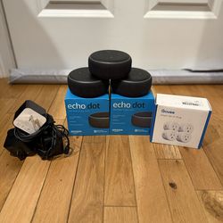 Amazon Alexa Lot With Smart Plugs