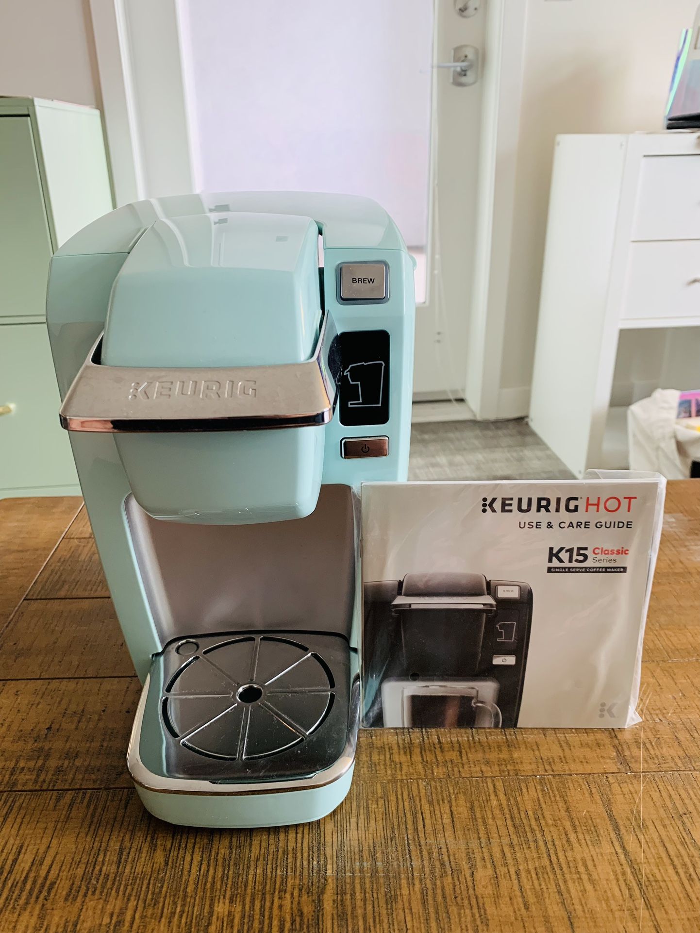Keurig K15 Single Serve Coffee Maker - Tiffany Blue