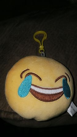 Emoji fluffy pillow clips. Put on ur bag, backpackpack or purse