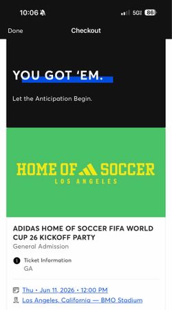 Adidas fifa World Cup 26 kick off party at the bmo stadium
