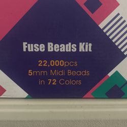 Fuse Beads Kit With 72 Colors