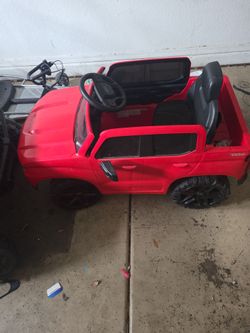 Kids Red Ride-On Electric Truck