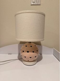 Pottery Barn Kids Heart  Table Lamp
