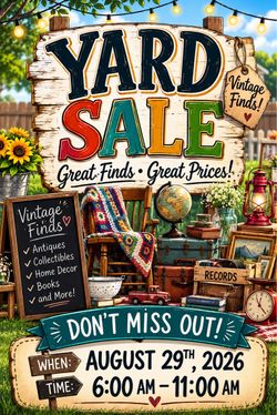 Vintage sale