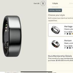 🔥🔥OURA RING Heritage Gen3 Size 10 SILVER, sleep tracker mint condition + Sizing Kit🔥🔥