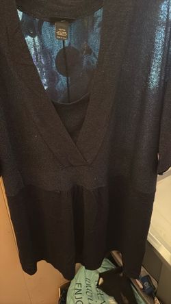 Sparkle dr blue blouse
