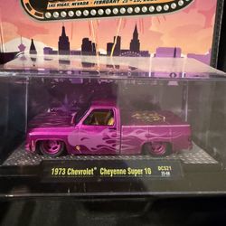 M2 Machines 2025 Las Vegas Super Convention 1973 Chevrolet Cheyenne Super 10 New