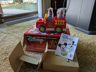 Mattle Disney Fire Truck 