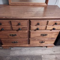 Antique Dresser With Mirror