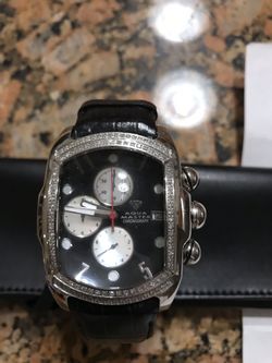 Aquamaster men’s 1.5 ctw chronograph watch