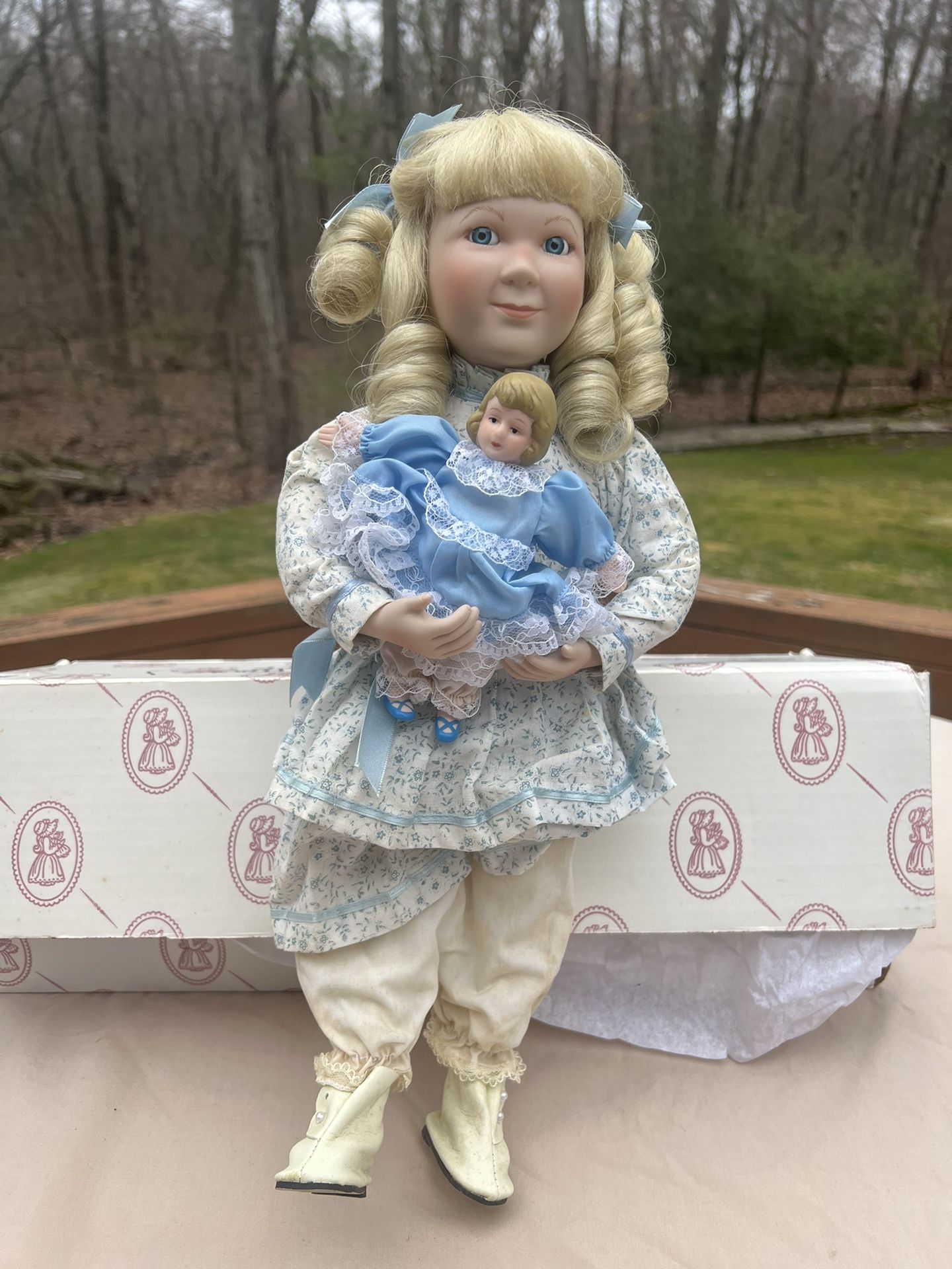 Lee Middleton Little House On The Prairie Nellie porcelain doll exclusively for Ashton Drake 