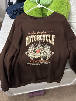 oversized graphic sweater 