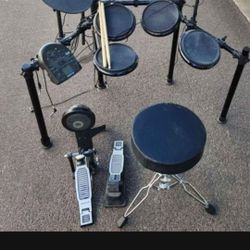 Drum Set With Chair