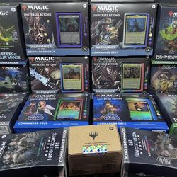 Sealed Magic the Gathering MTG Commander Pre-cons. Wide selection available. See pics for attention and full list below. Let me know what you are inte
