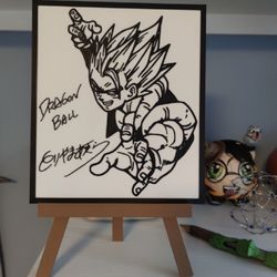 Dragon Ball Akira Toriyama Signature 3d Print 