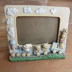 Burnes Of Boston Baby Animals on Train Frame