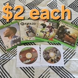 Xbox One Games $2 Each 